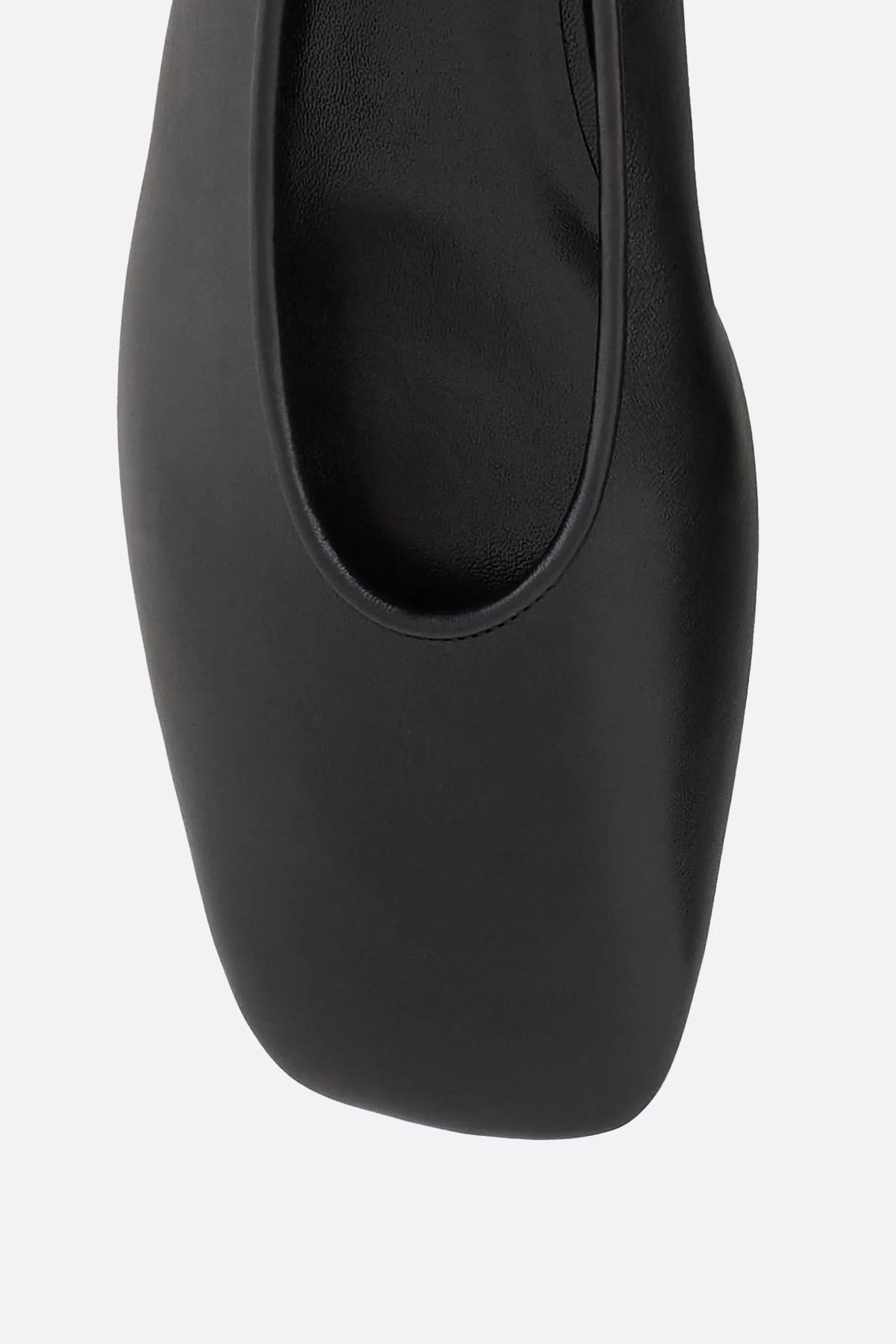 Scarpe Basse>GIORGIO ARMANI - 10 CORSO COMO ballerina in pelle liscia Nero