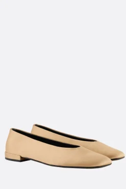 Scarpe Basse>GIORGIO ARMANI - 10 CORSO COMO ballerina in raso Marrone