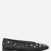 Scarpe Basse>GIORGIO ARMANI - 10 CORSO COMO ballerina in rete con strass Nero