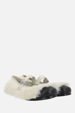 Scarpe Basse>AMBUSH X UGG ballerina mary-jane Ugg Ambush Bianco