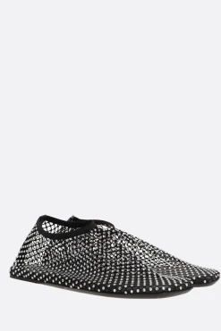 Scarpe Basse>CHRISTOPHER ESBER ballerina Minette in rete con cristalli Nero