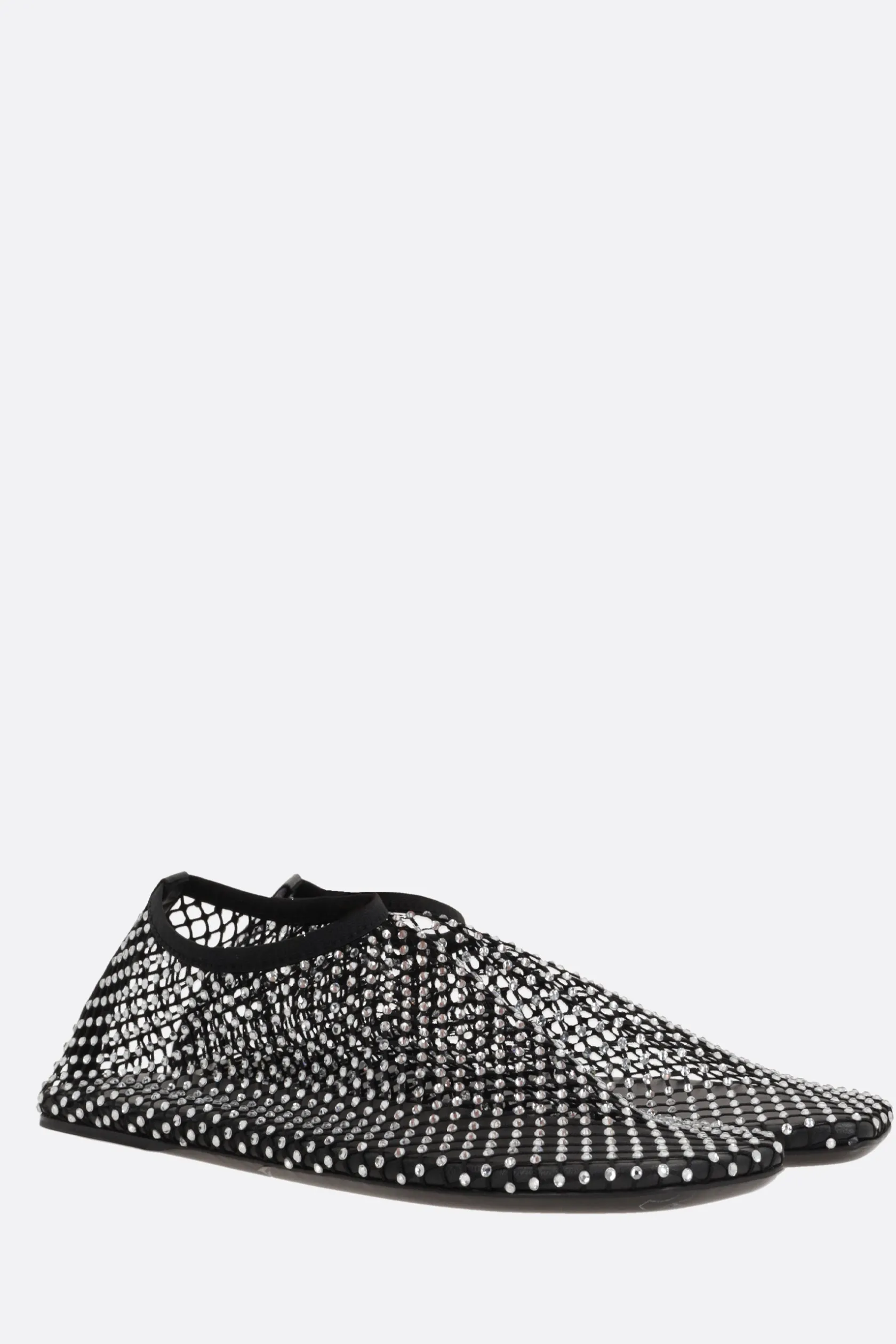 Scarpe Basse>CHRISTOPHER ESBER ballerina Minette in rete con cristalli Nero