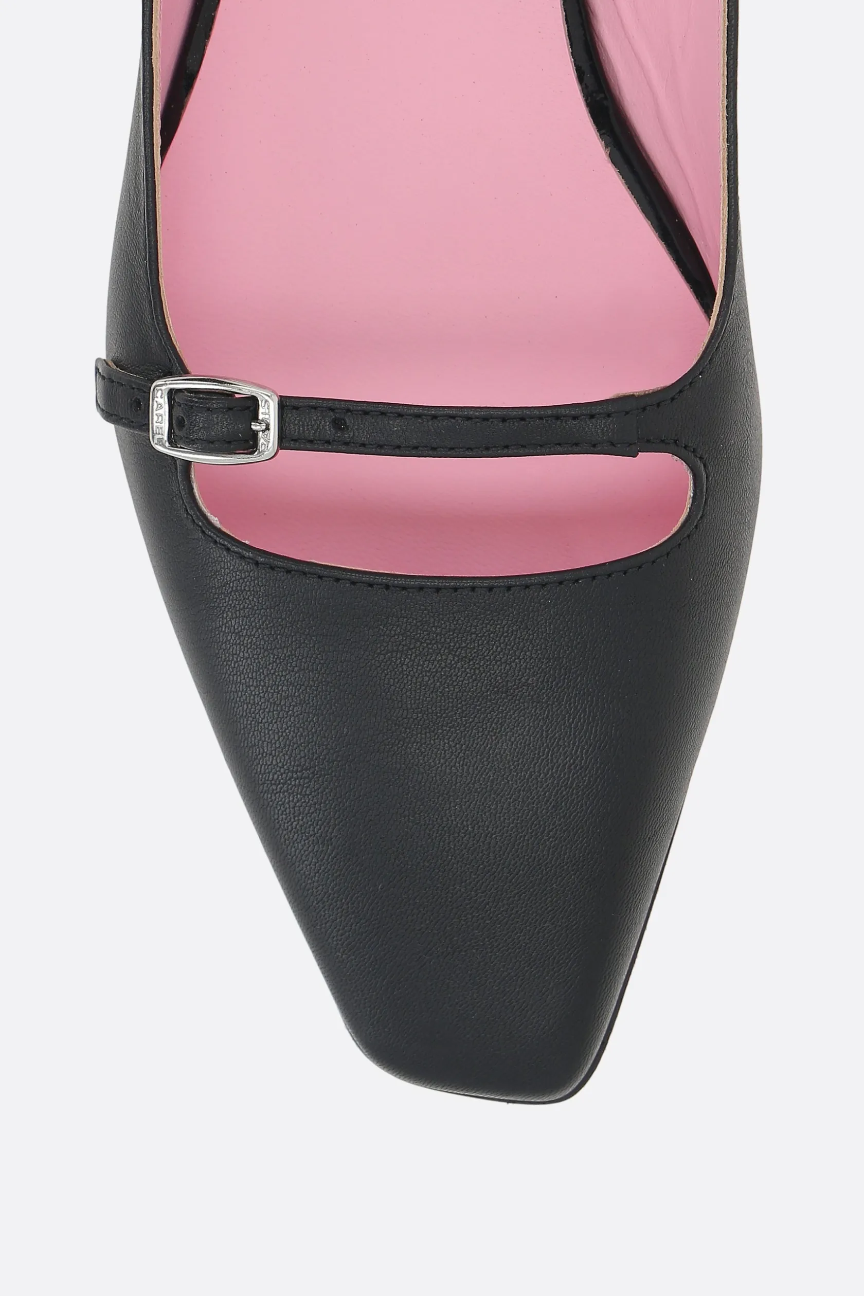 Décolletés E Slingbacks>CAREL PARIS ballerina Ninon in pelle liscia Nero