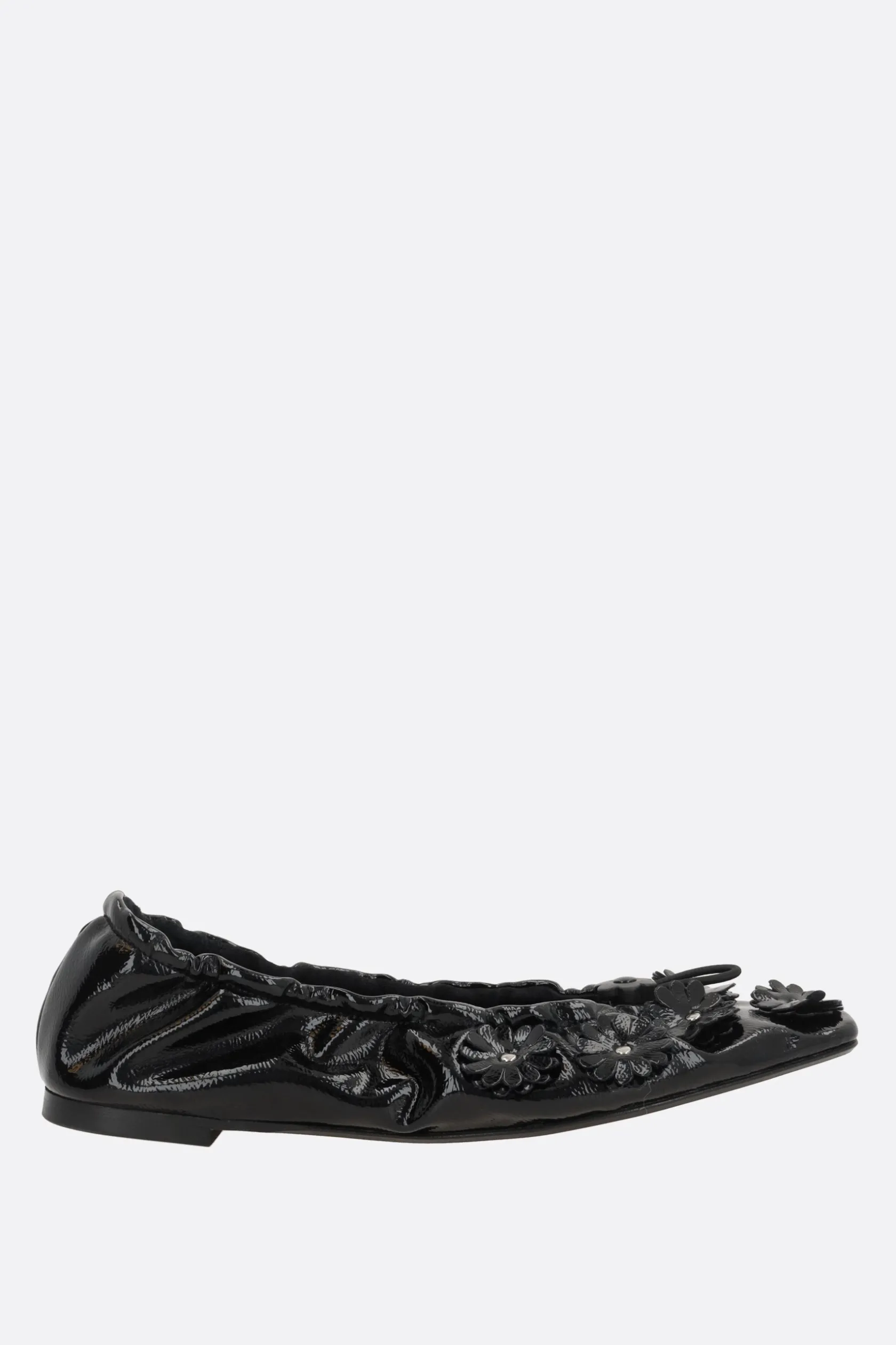 Scarpe Basse>CECILIE BAHNSEN ballerina Orbella in ecopelle lucida Nero