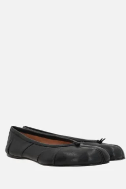Scarpe Basse>MAISON MARGIELA ballerina Tabi in nappa Nero