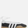 Scarpe Basse>ADIDAS ballerina Taekwondo Mei in pelle liscia Nero