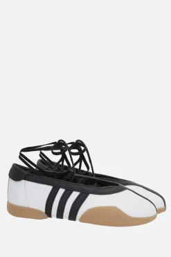 Scarpe Basse>ADIDAS ballerina Taekwondo Mei in pelle liscia Bianco