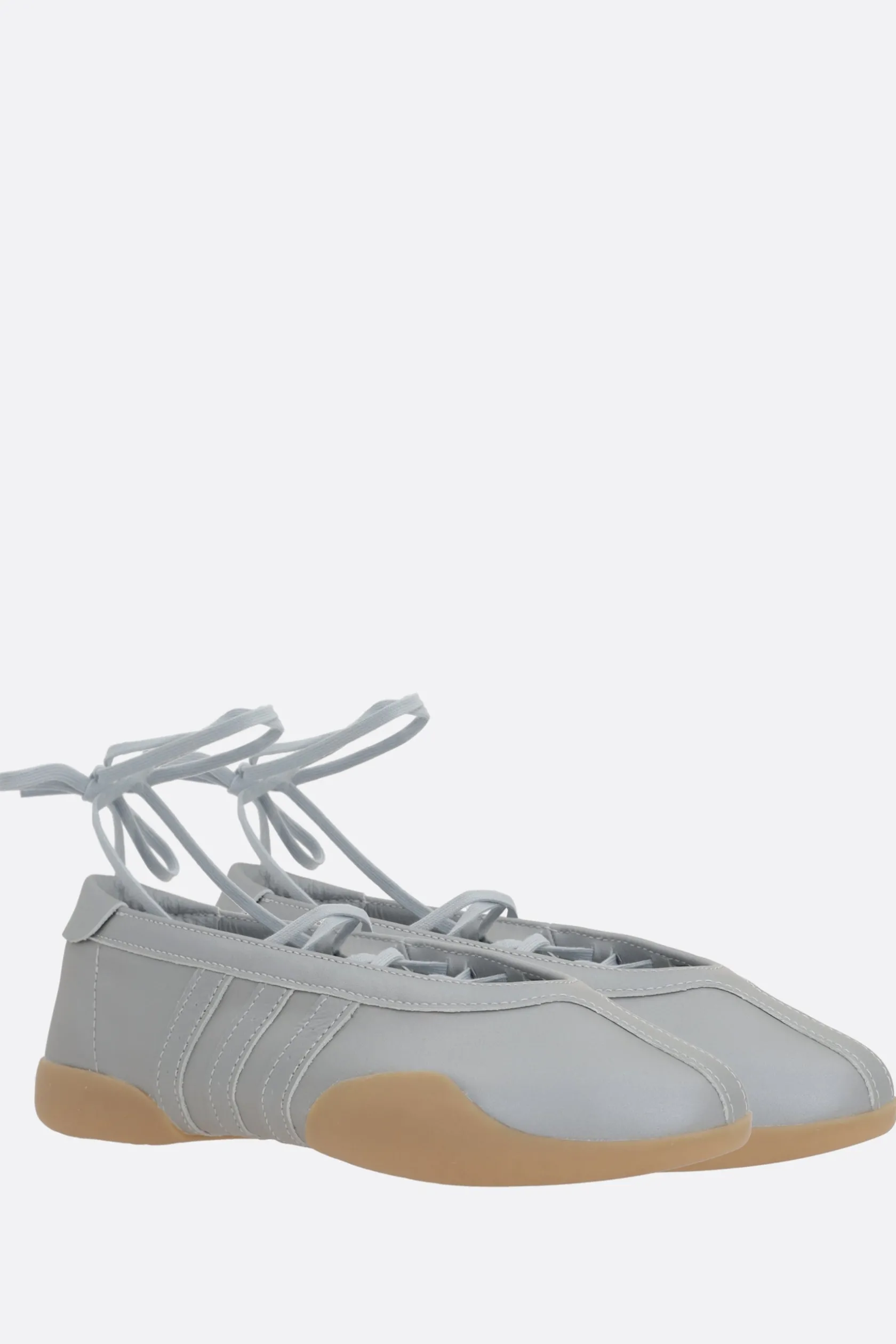 Scarpe Basse>ADIDAS ballerina Taekwondo Mei in pelle laminata Argento