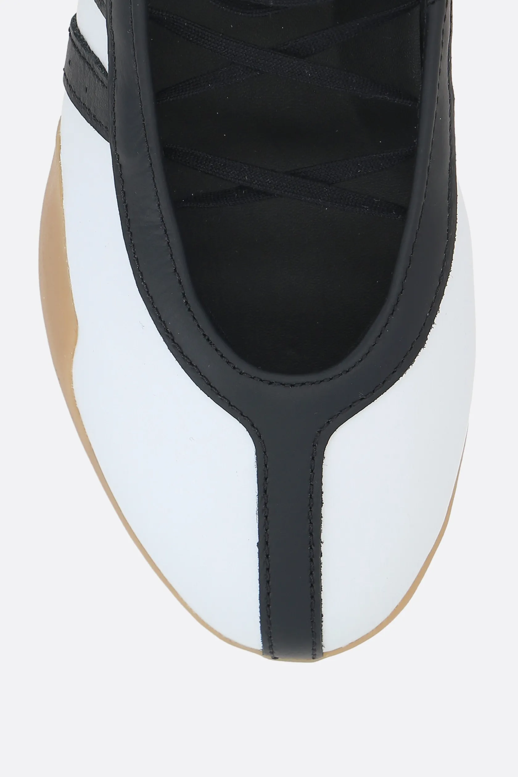 Scarpe Basse>ADIDAS ballerina Taekwondo Mei in pelle liscia Bianco