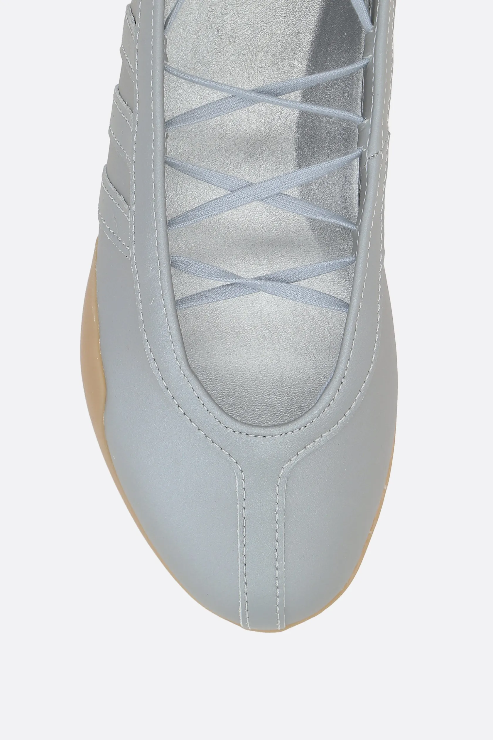 Scarpe Basse>ADIDAS ballerina Taekwondo Mei in pelle laminata Argento
