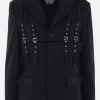 Capispalla>NOIR KEI NINOMIYA blazer destrutturato in lana Nero