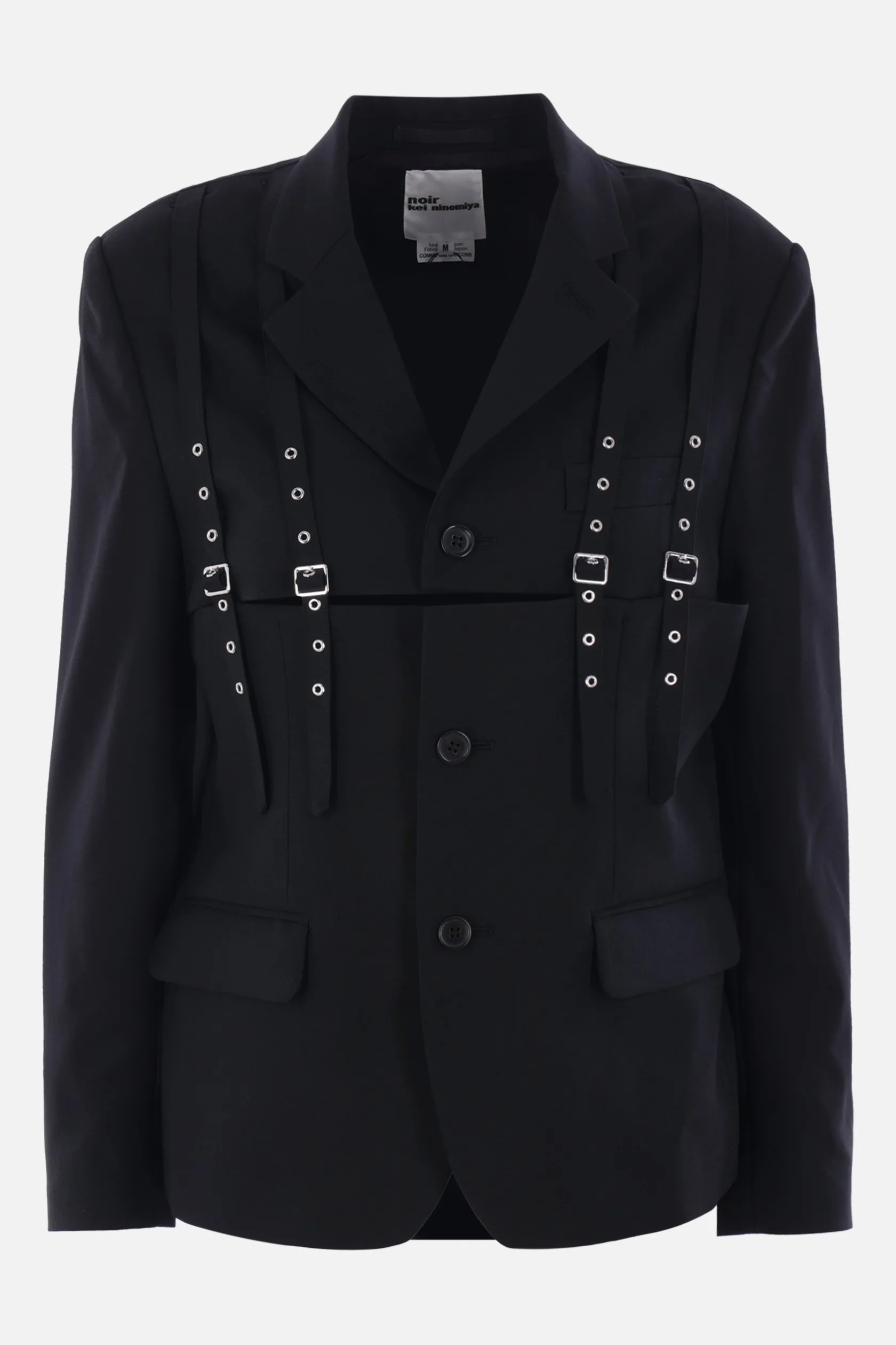 Capispalla>NOIR KEI NINOMIYA blazer destrutturato in lana Nero