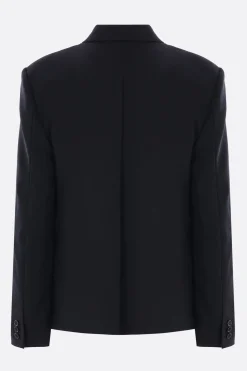 Capispalla>NOIR KEI NINOMIYA blazer destrutturato in lana Nero
