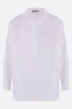 Topwear>ALBERTO BIANI blusa in cotone Bianco