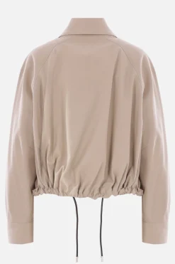 Capispalla>LOEWE bomber a palloncino in twill Neutro