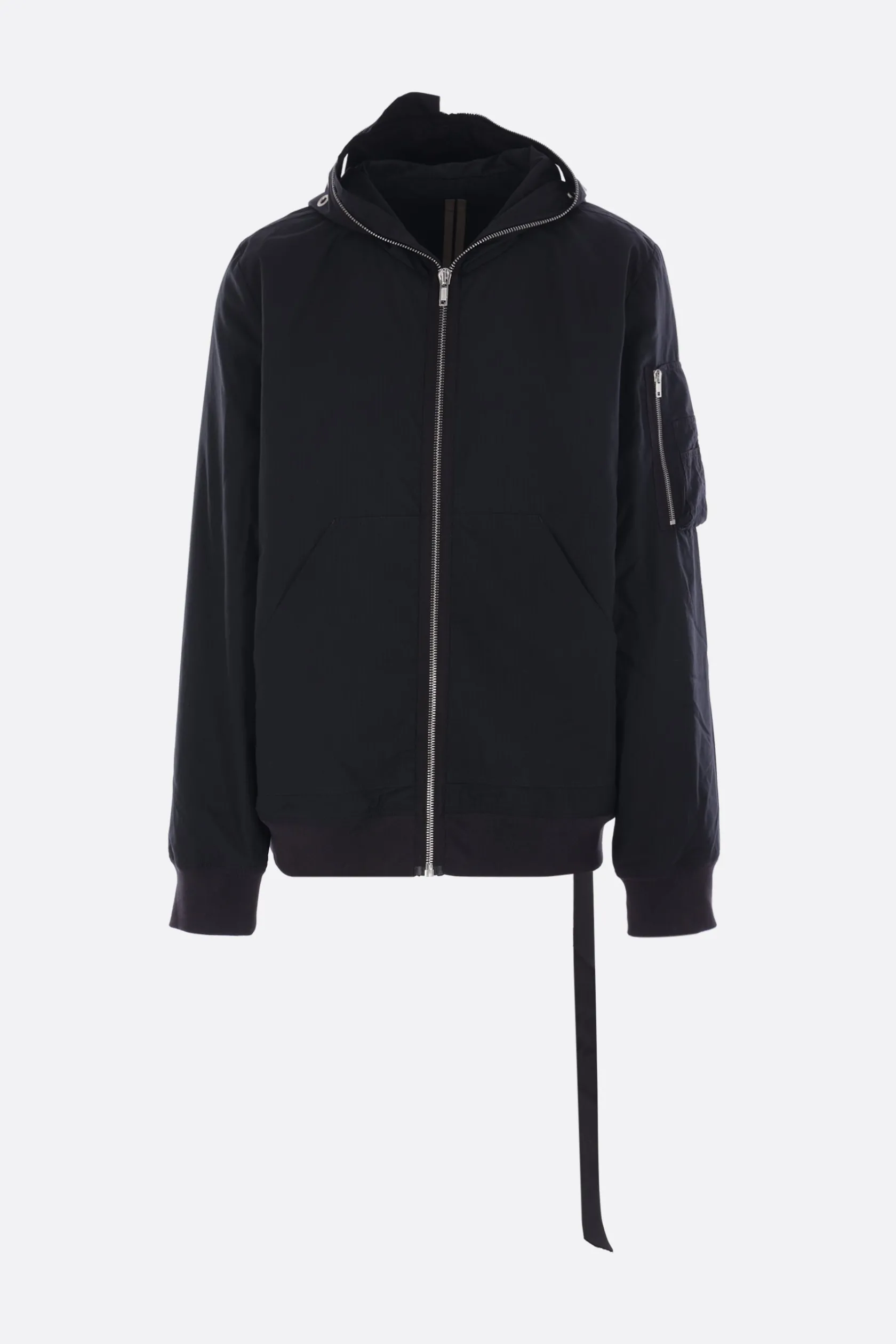 Capispalla>RICK OWENS DRKSHDW bomber Gimp Flight in tencel ripstop Nero