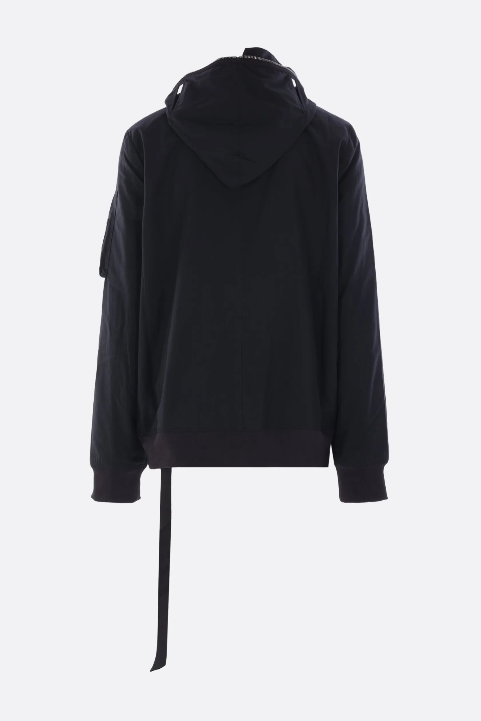 Capispalla>RICK OWENS DRKSHDW bomber Gimp Flight in tencel ripstop Nero
