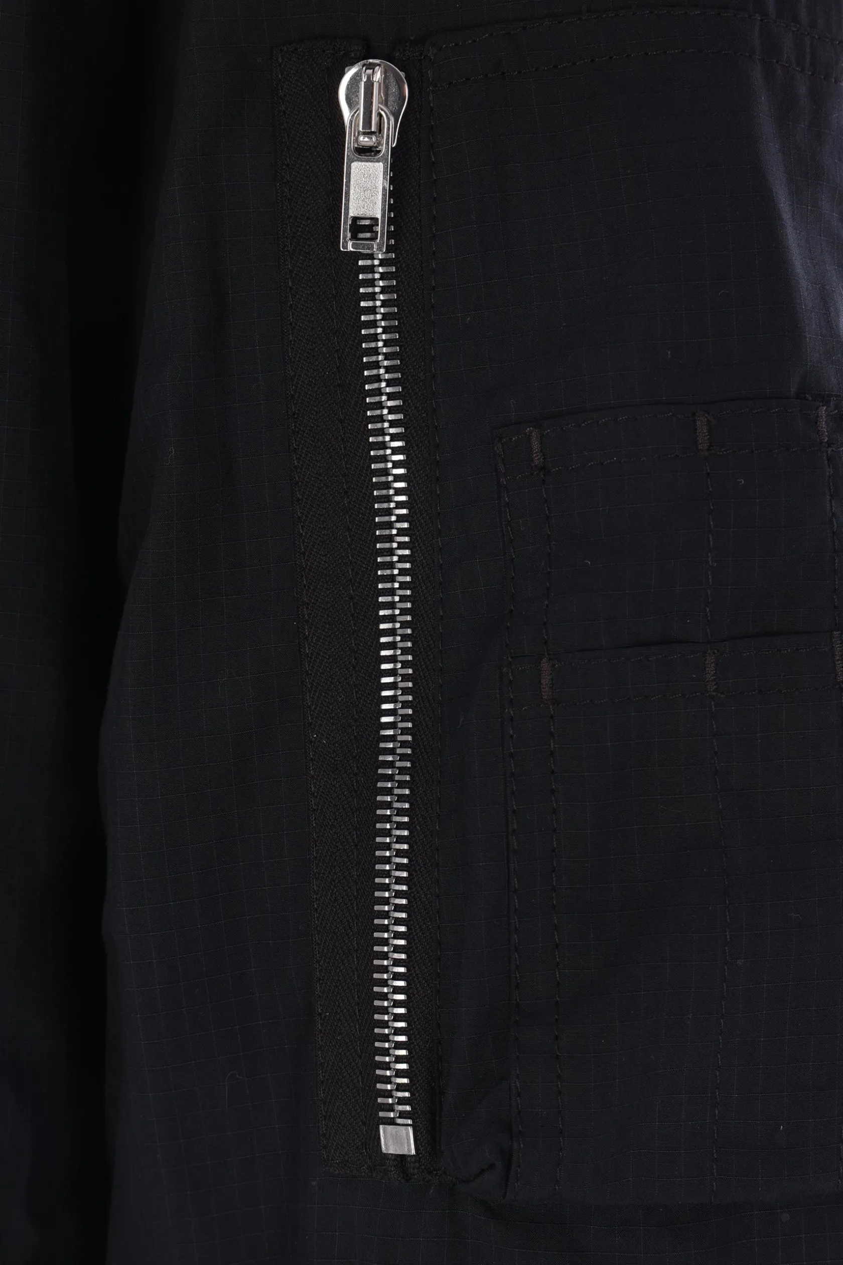 Capispalla>RICK OWENS DRKSHDW bomber Gimp Flight in tencel ripstop Nero