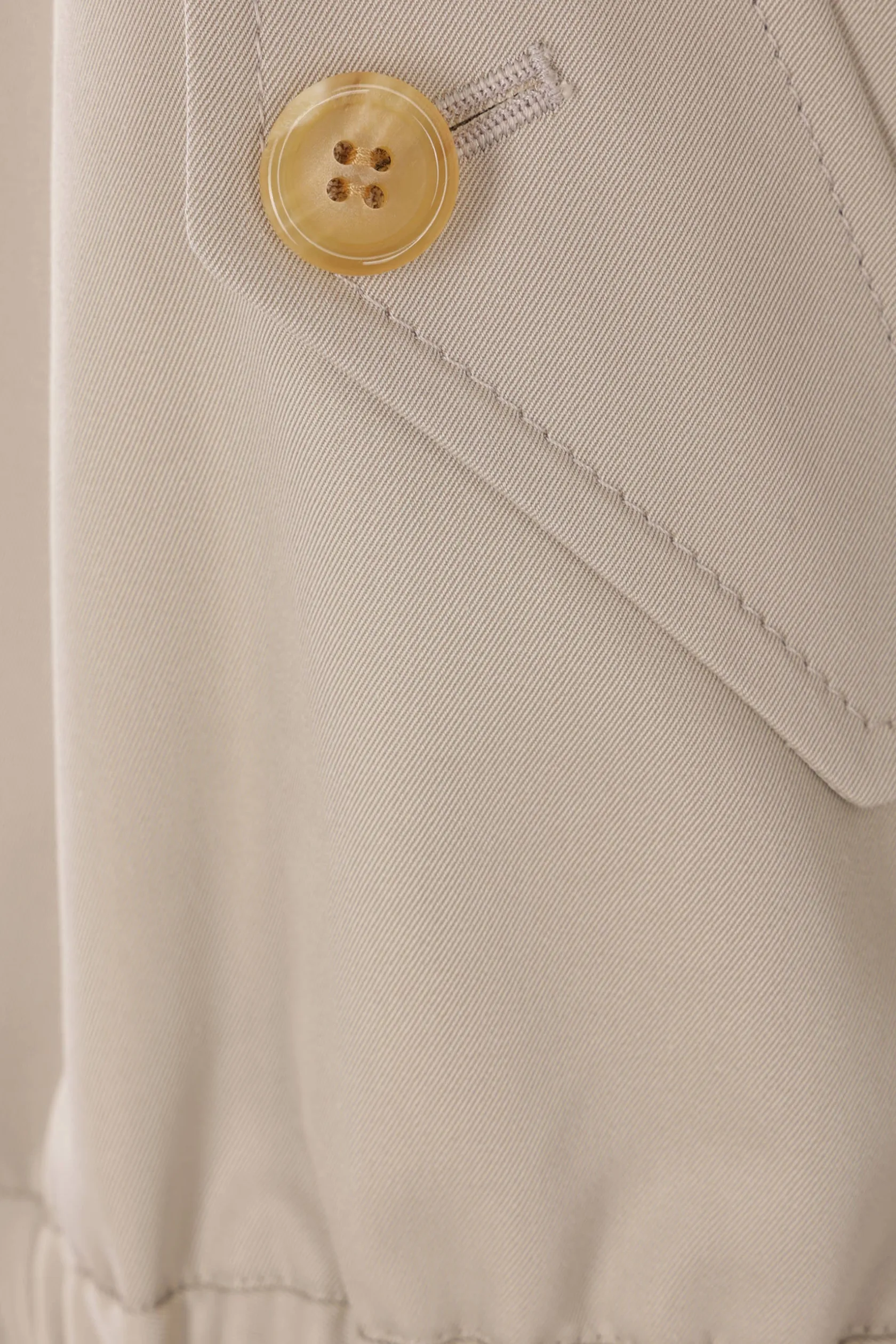 Capispalla>UNDERCOVER bomber in gabardine con fiocco Grigio