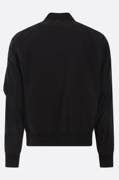 Capispalla>C.P. COMPANY bomber in nylon Chrome-R Nero