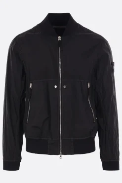 Capispalla>STONE ISLAND bomber in Nylon Metal Watro Nero