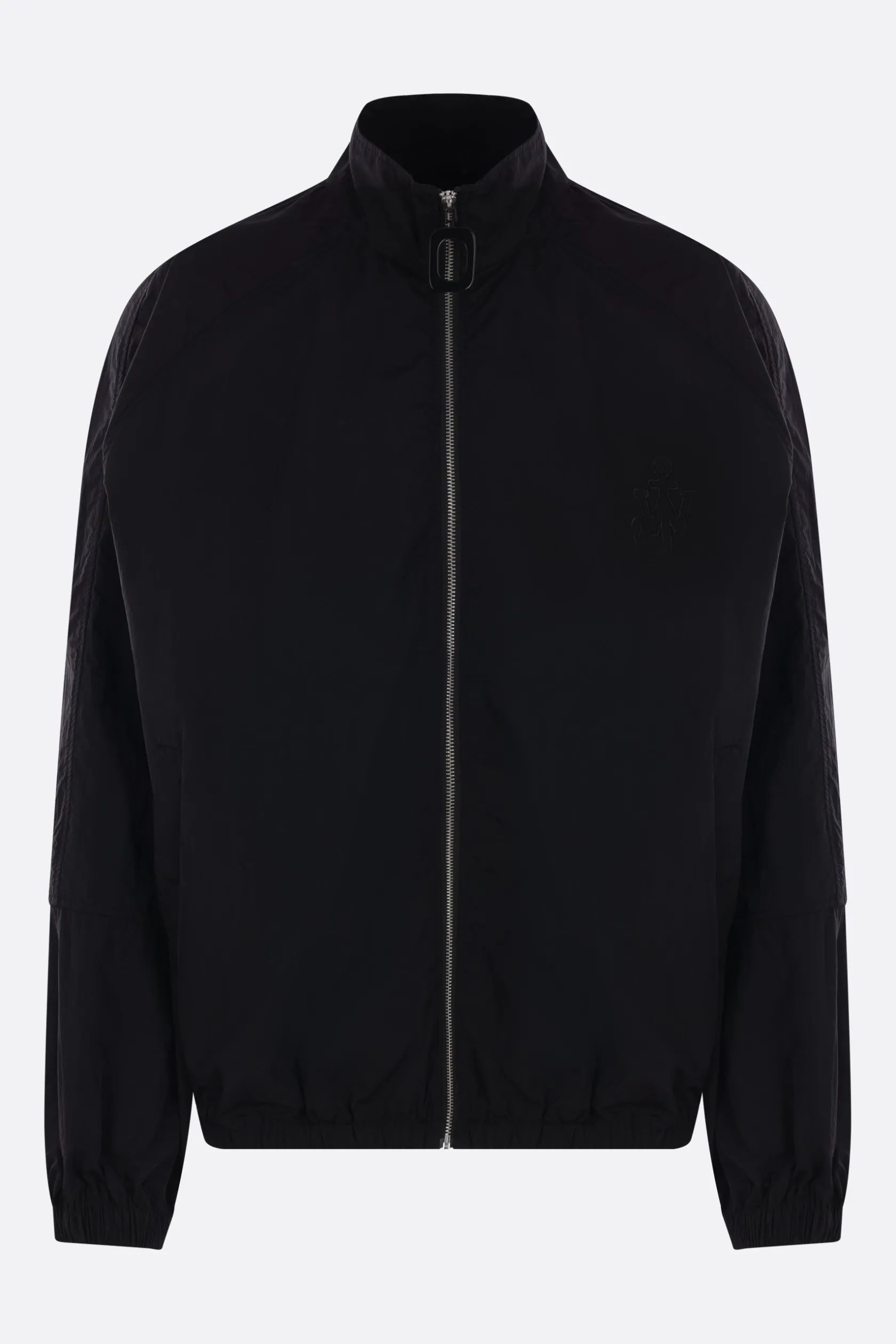 Capispalla>JW ANDERSON bomber in nylon ricamo logo ancora JWA Nero