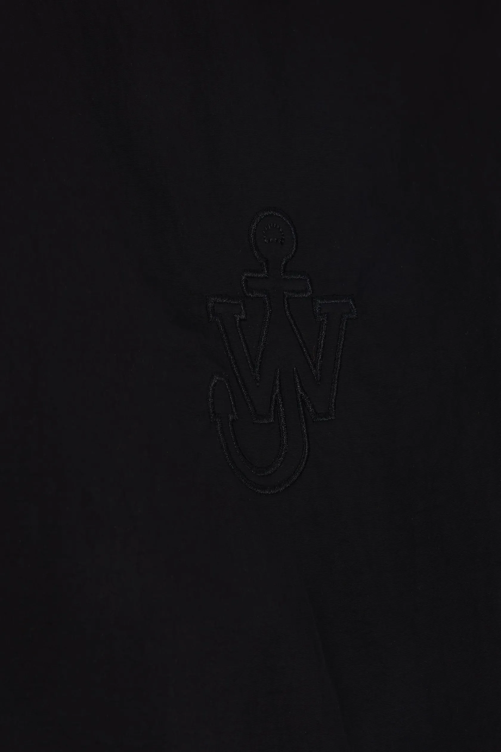 Capispalla>JW ANDERSON bomber in nylon ricamo logo ancora JWA Nero