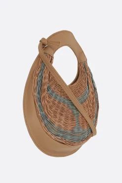 Borse A Mano>MARIANA MENDEZ borsa a mano Easy Bivalda in nappa con elastici Marrone
