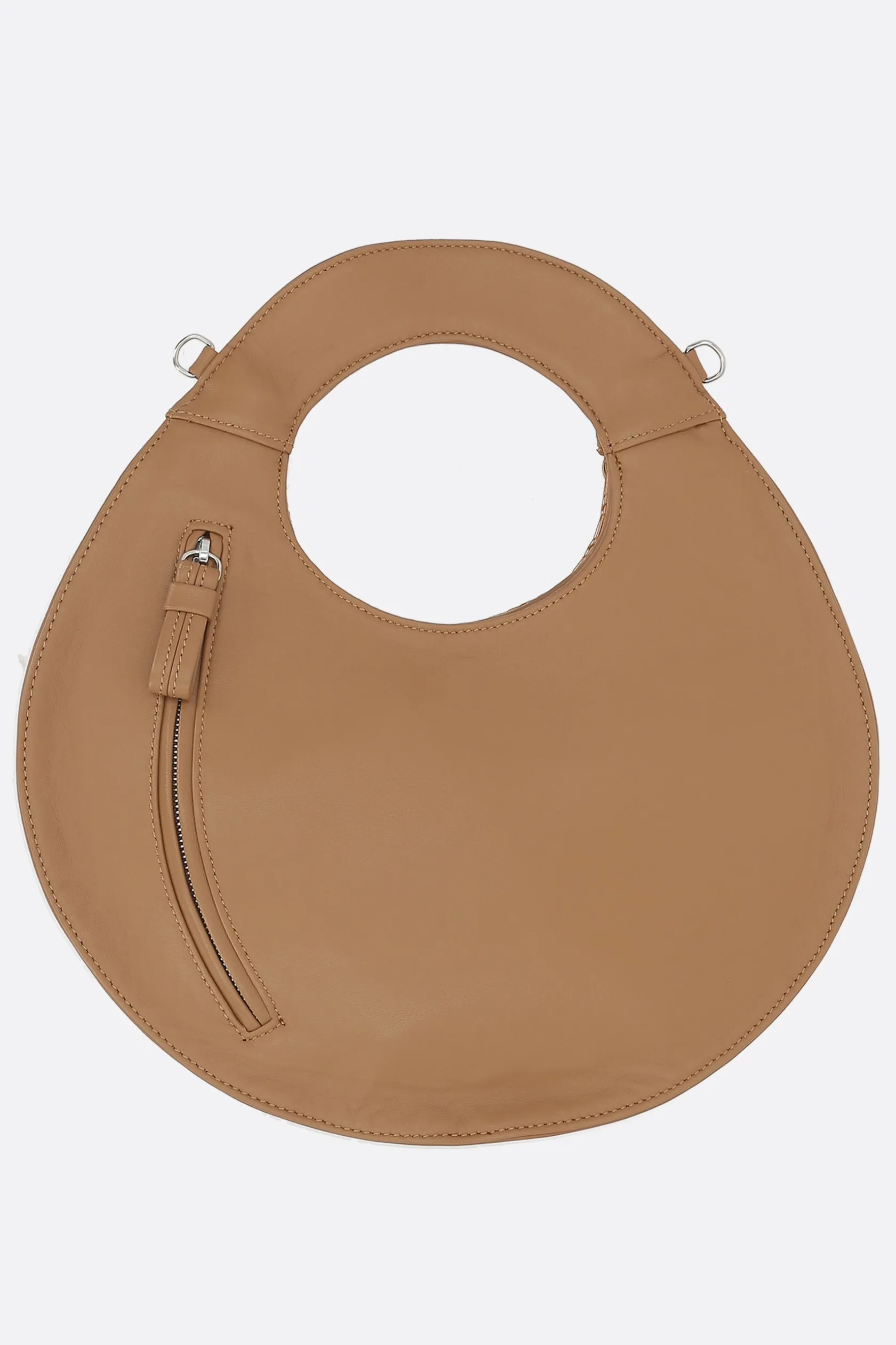 Borse A Mano>MARIANA MENDEZ borsa a mano Easy Bivalda in nappa con elastici Marrone