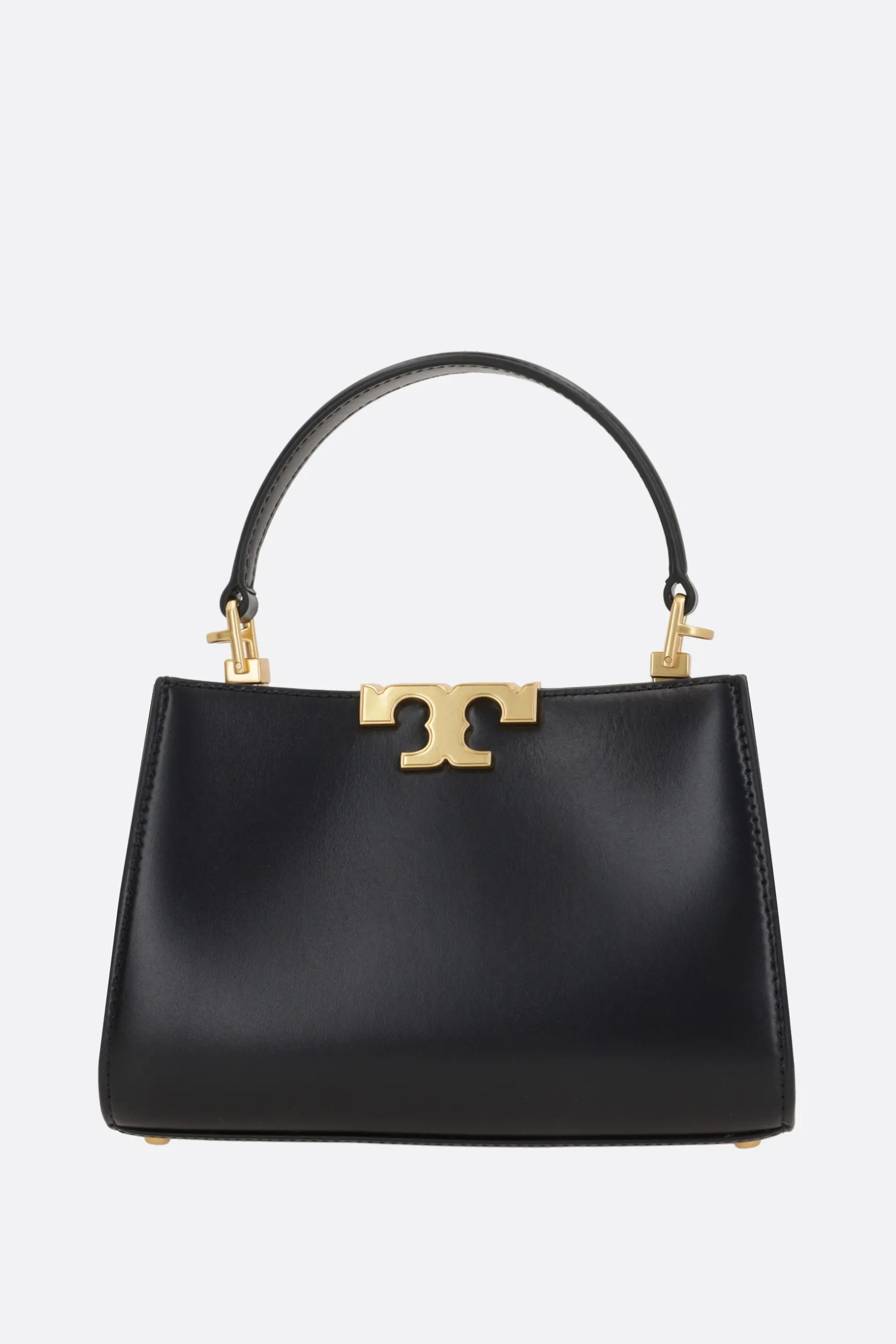 Borse A Mano>TORY BURCH borsa a mano Eleanor mini in pelle semi lucida Nero