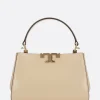 Borse A Mano>TORY BURCH borsa a mano Eleanor mini in pelle spazzolata Neutro