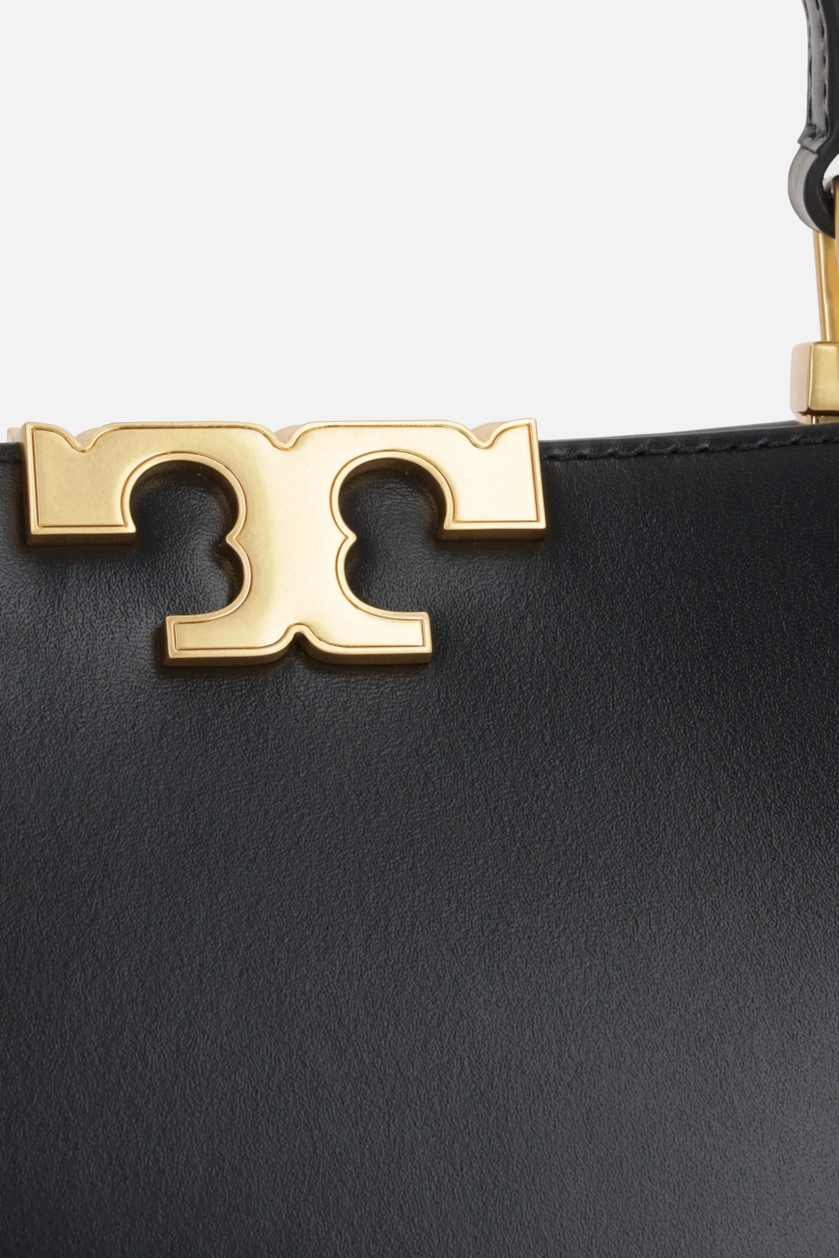 Borse A Mano>TORY BURCH borsa a mano Eleanor mini in pelle semi lucida Nero