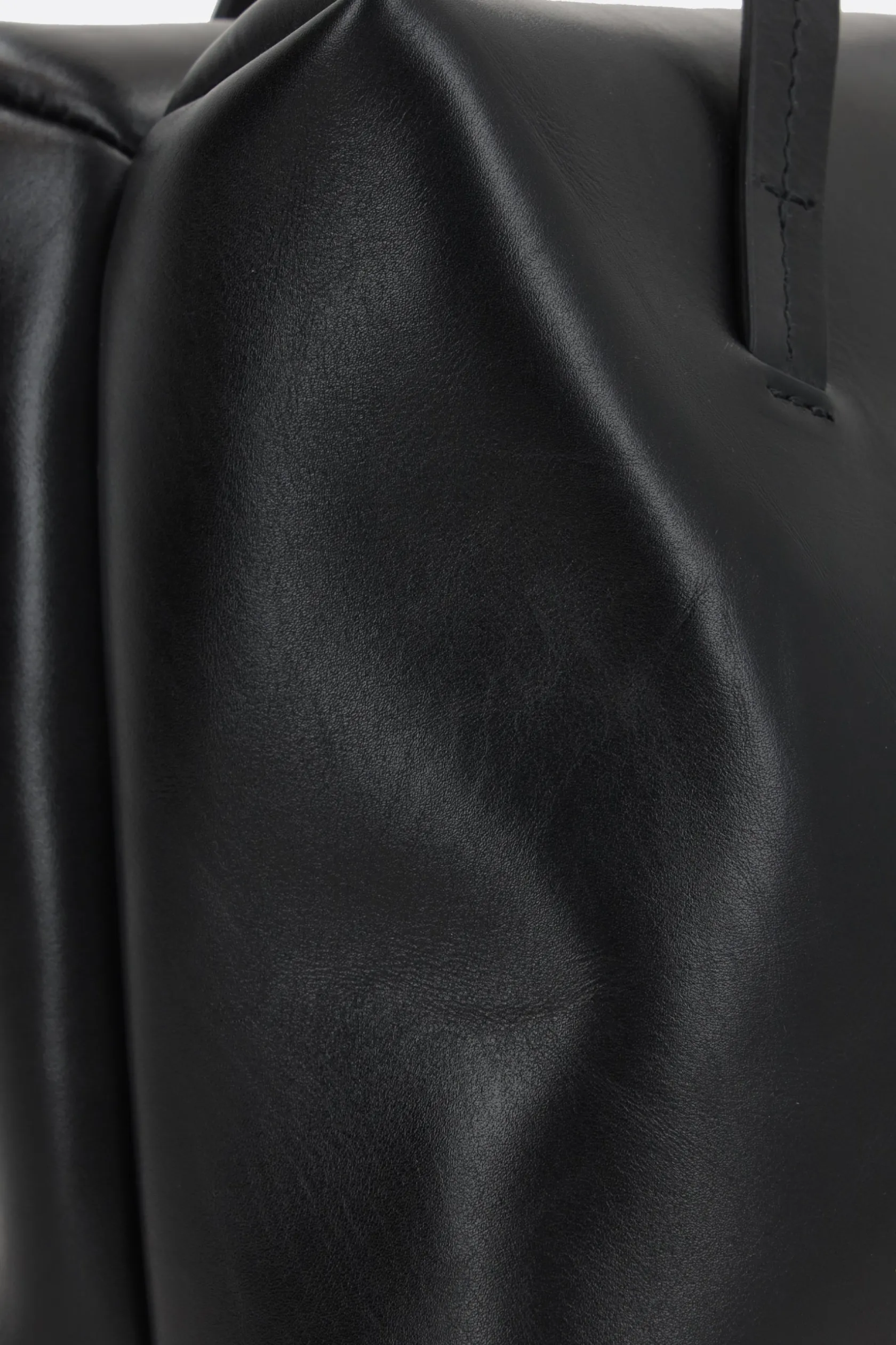 Borse A Mano>JIL SANDER borsa a mano Goji Pillow media in pelle Paper Nero