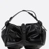 Borse A Mano>INNERRAUM borsa a mano I96 in ecopelle lucida Nero