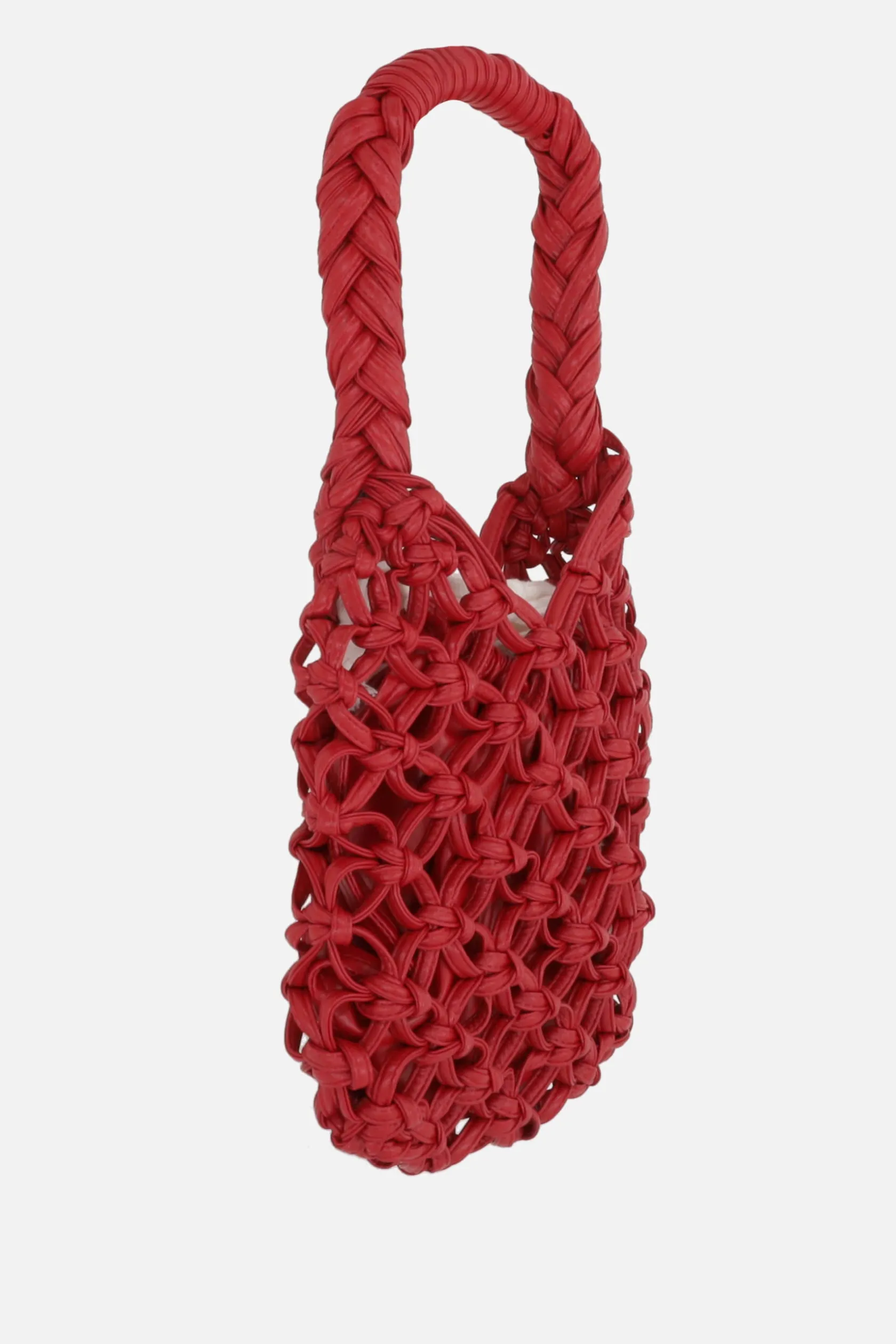 Borse A Mano>COMME DES GARÇONS COMME des GARÇONS borsa a mano in ecopelle intrecciata Rosso