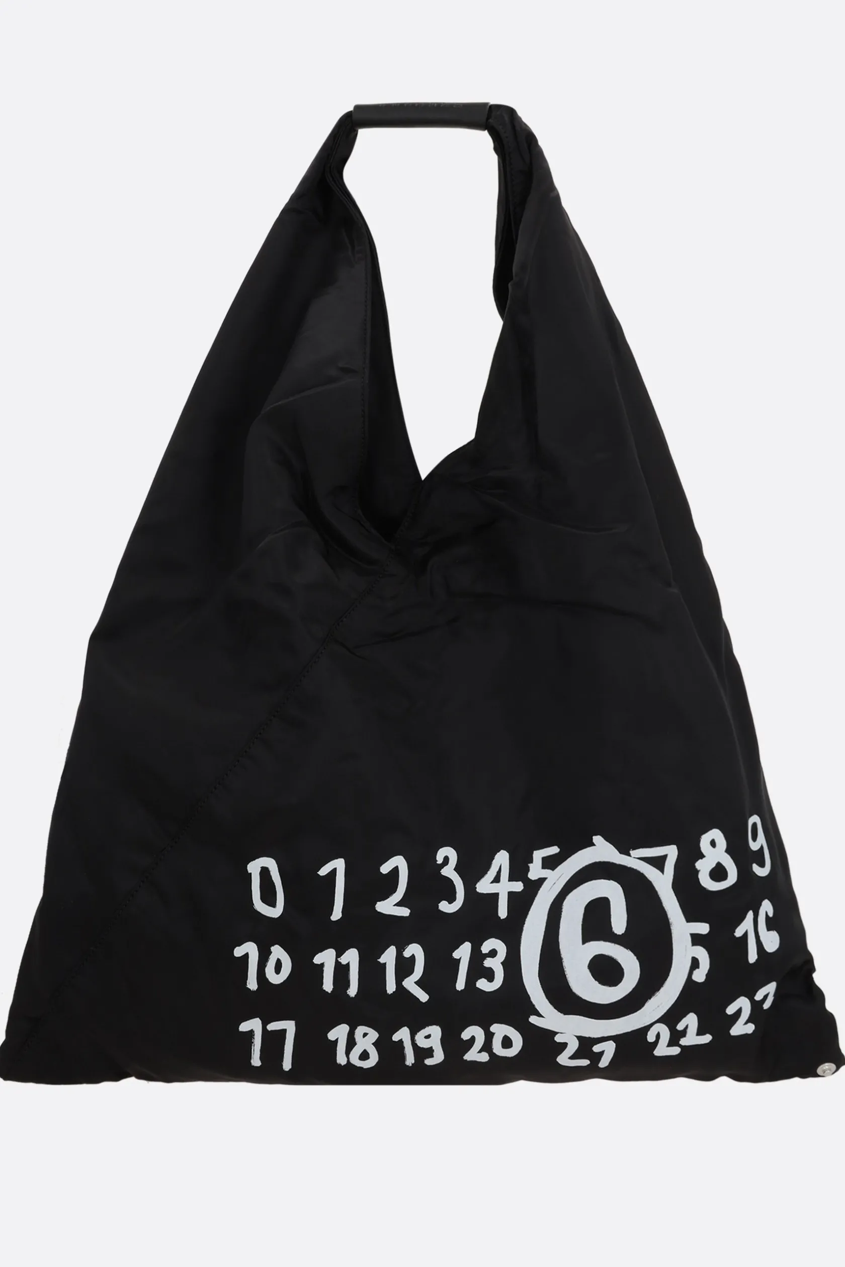 Borse A Mano>MM6 borsa a mano Japanese Classic media in tessuto Nero