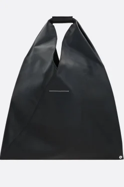 Borse A Mano>MM6 borsa a mano Japanese Classic media in ecopelle Nero