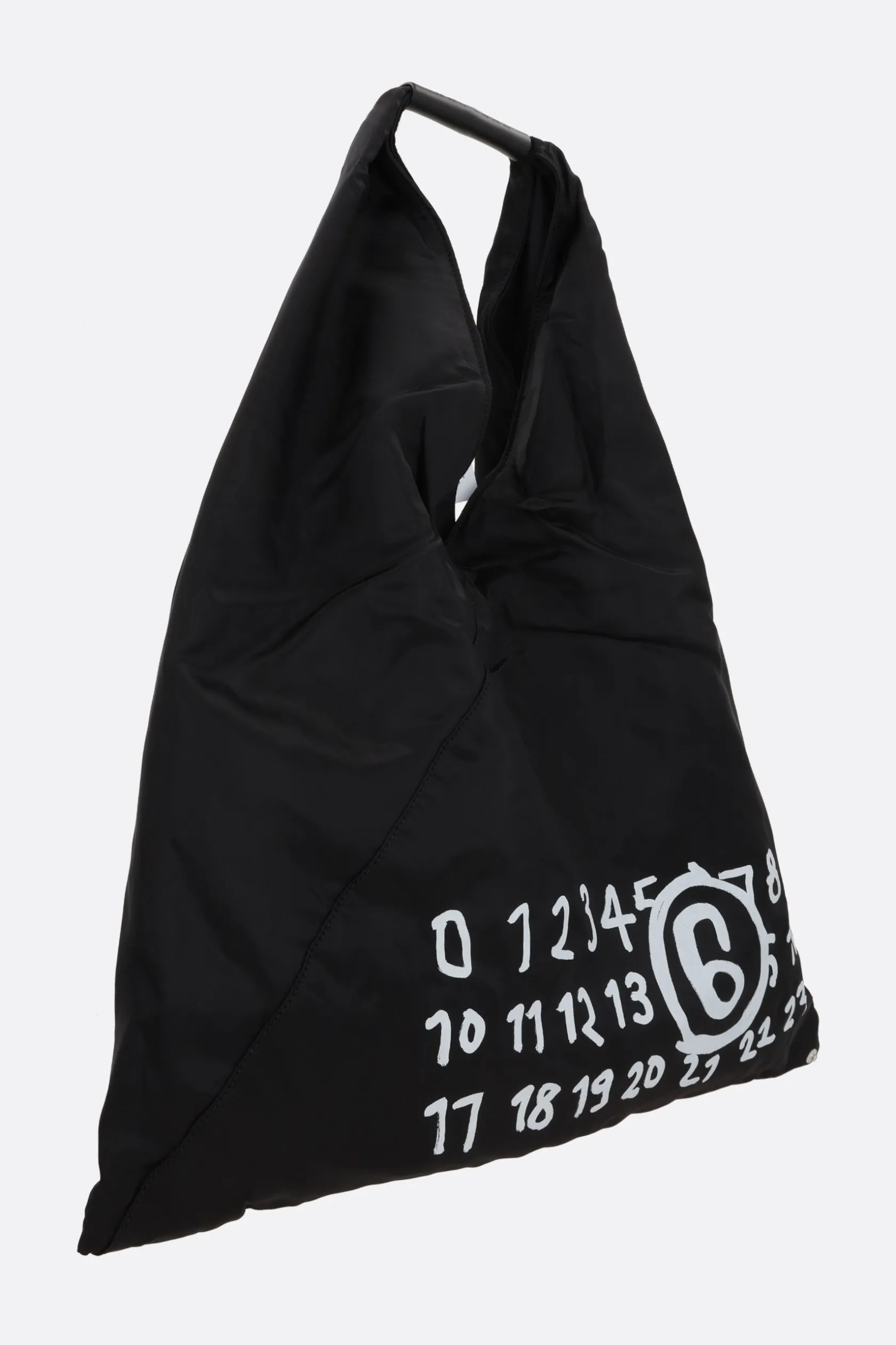 Borse A Mano>MM6 borsa a mano Japanese Classic media in tessuto Nero