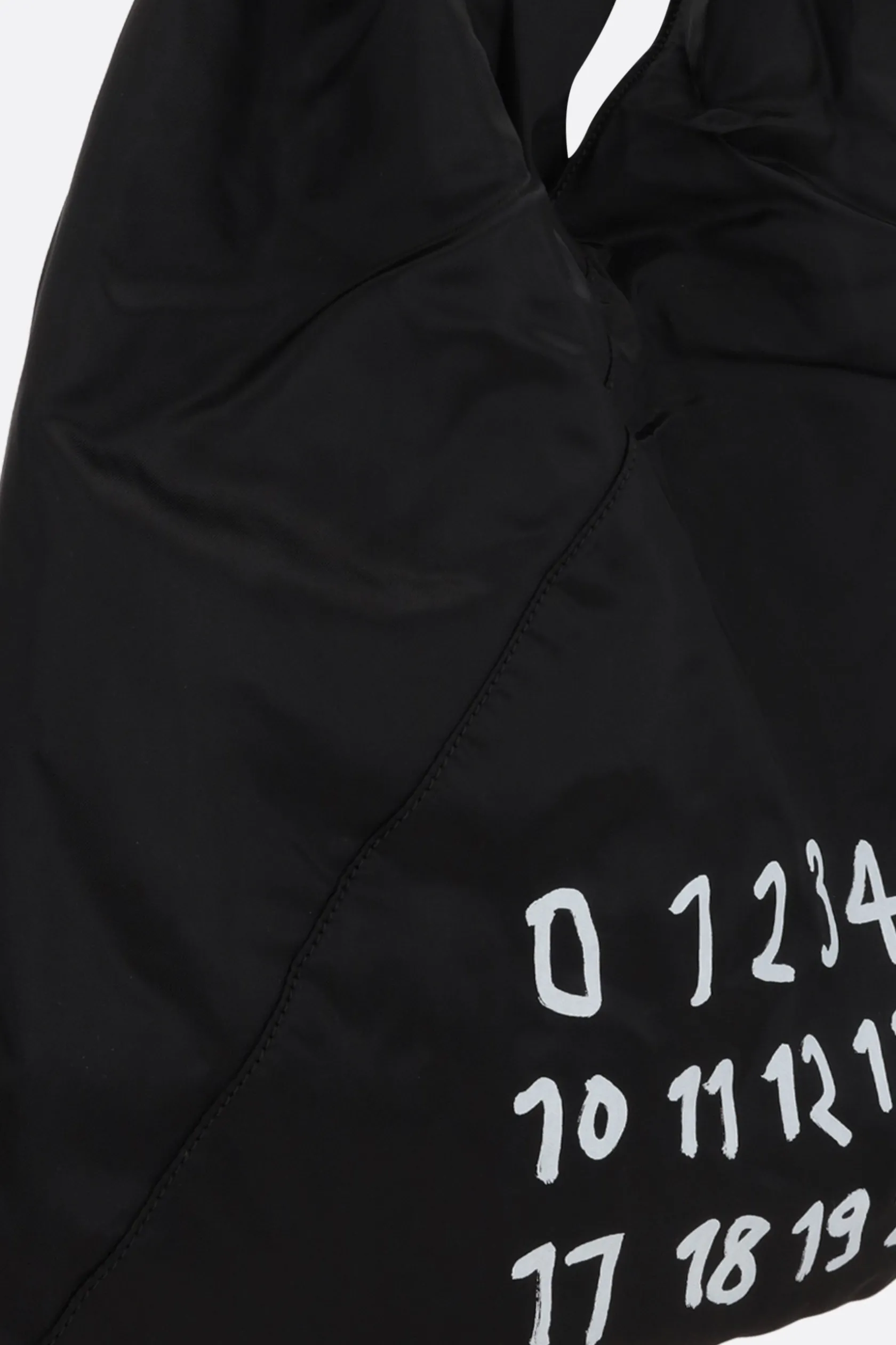 Borse A Mano>MM6 borsa a mano Japanese Classic media in tessuto Nero