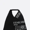 Borse A Mano>MM6 borsa a mano Japanese mini in jersey Nero