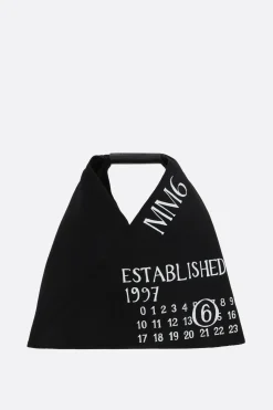 Borse A Mano>MM6 borsa a mano Japanese mini in jersey Nero