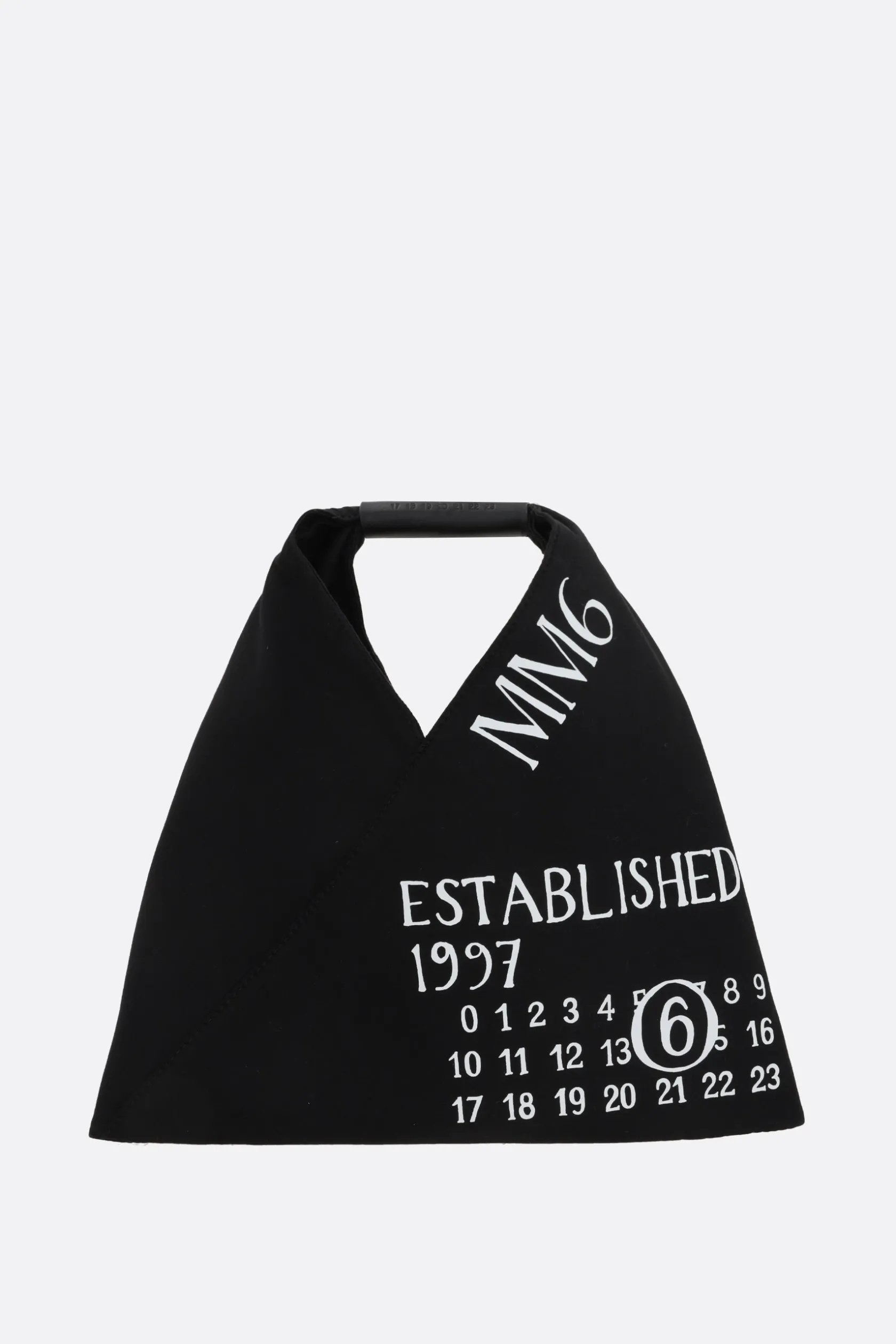 Borse A Mano>MM6 borsa a mano Japanese mini in jersey Nero