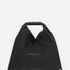 Borse A Mano>MM6 borsa a mano Japanese mini in pelle martellata Nero