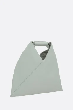 Borse A Mano>MM6 borsa a mano Japanese mini in pelle martellata Grigio