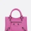 Borse A Mano>BALENCIAGA borsa a mano Le CIty mini in pelle Arena Storico Rosa