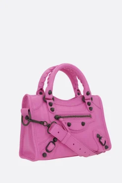 Borse A Mano>BALENCIAGA borsa a mano Le CIty mini in pelle Arena Storico Rosa