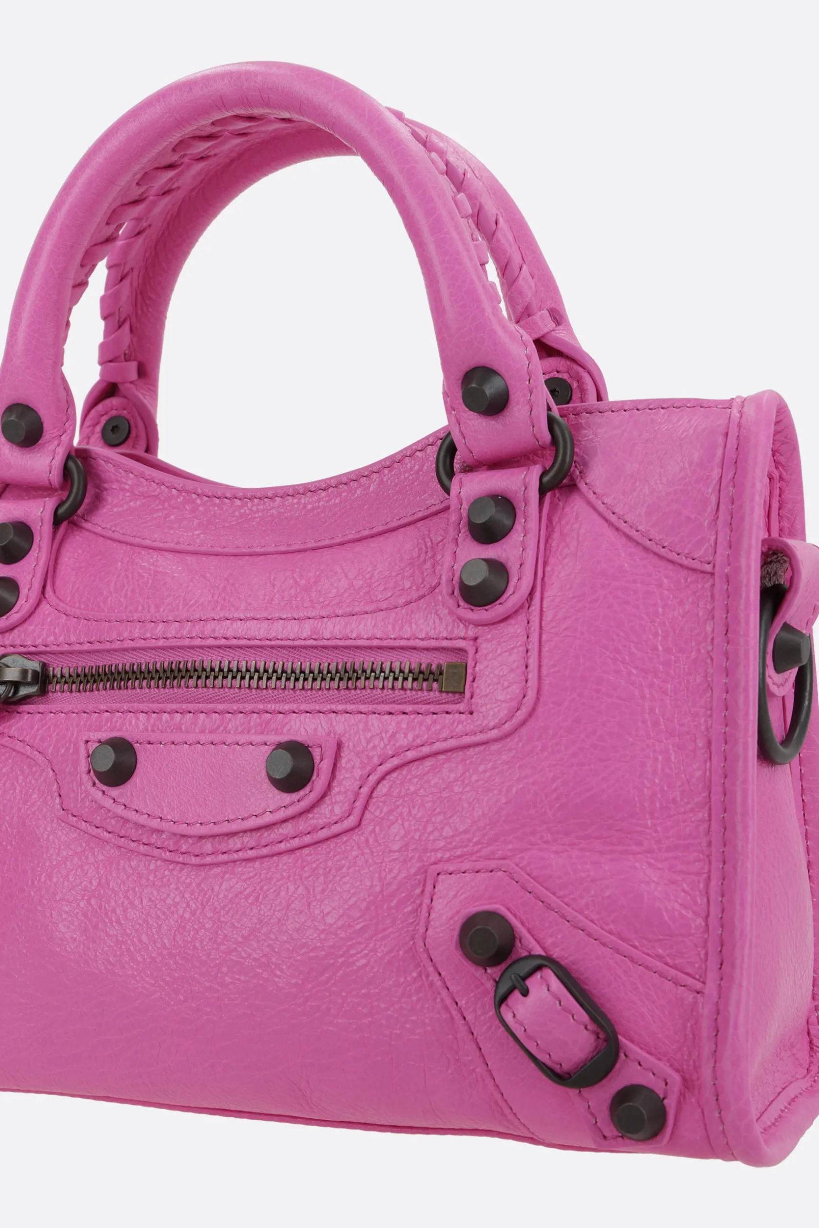 Borse A Mano>BALENCIAGA borsa a mano Le CIty mini in pelle Arena Storico Rosa