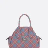 Borse A Mano>VIVIENNE WESTWOOD borsa a mano Mini Yasmine in ecopelle Blu