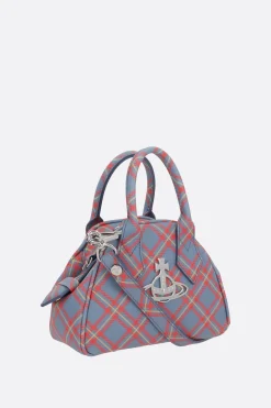 Borse A Mano>VIVIENNE WESTWOOD borsa a mano Mini Yasmine in ecopelle Blu