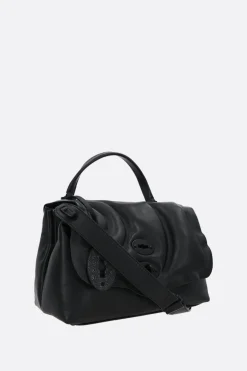 Borse A Mano>ZANELLATO X 10 CORSO COMO borsa a mano Postina® Heritage Pillow small in nappa imbottita Nero
